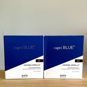 Capri Blue Pura Car Diffuser Refills - Includes 2 Pack (Havana Vanilla)